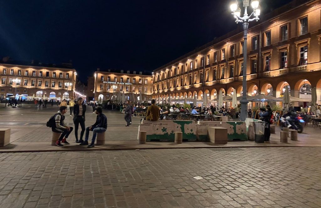 Toulouse in the evening. some of the best places to go